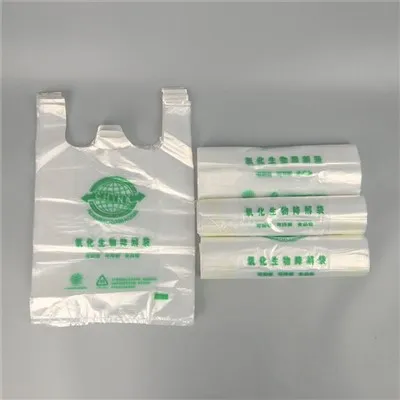 Biologisch afbreekbare boodschappentas met Pe-handvat